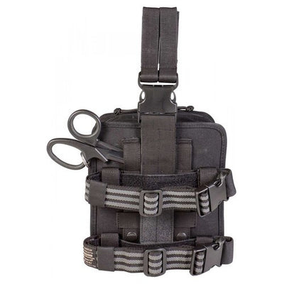 Black Combat Casualty Response Kit, back