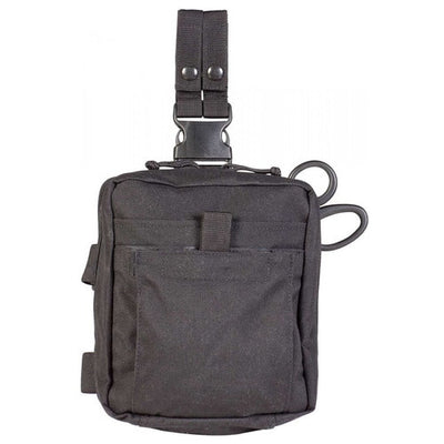 Black Combat Casualty Response Kit, front