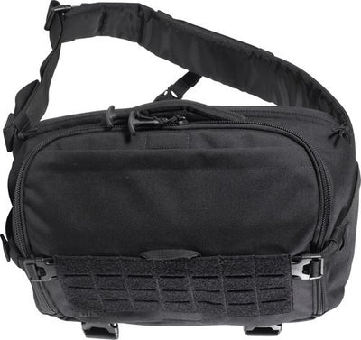 5.11 UCR Sling Pack, Black, front with shoulder straps