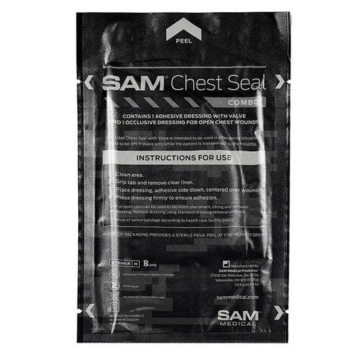 SAM® Medical Chest Seal Combo, front of packaging