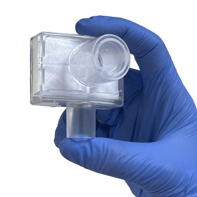 Adult Easy Cap II End Tidal CO2 Detector in hand