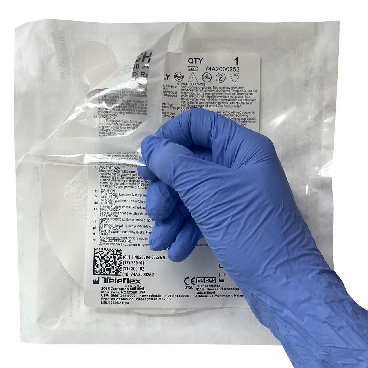 Asherman Chest Seal, being opened