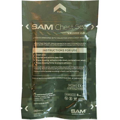 SAM® Chest Seal 2.0, front of packaging