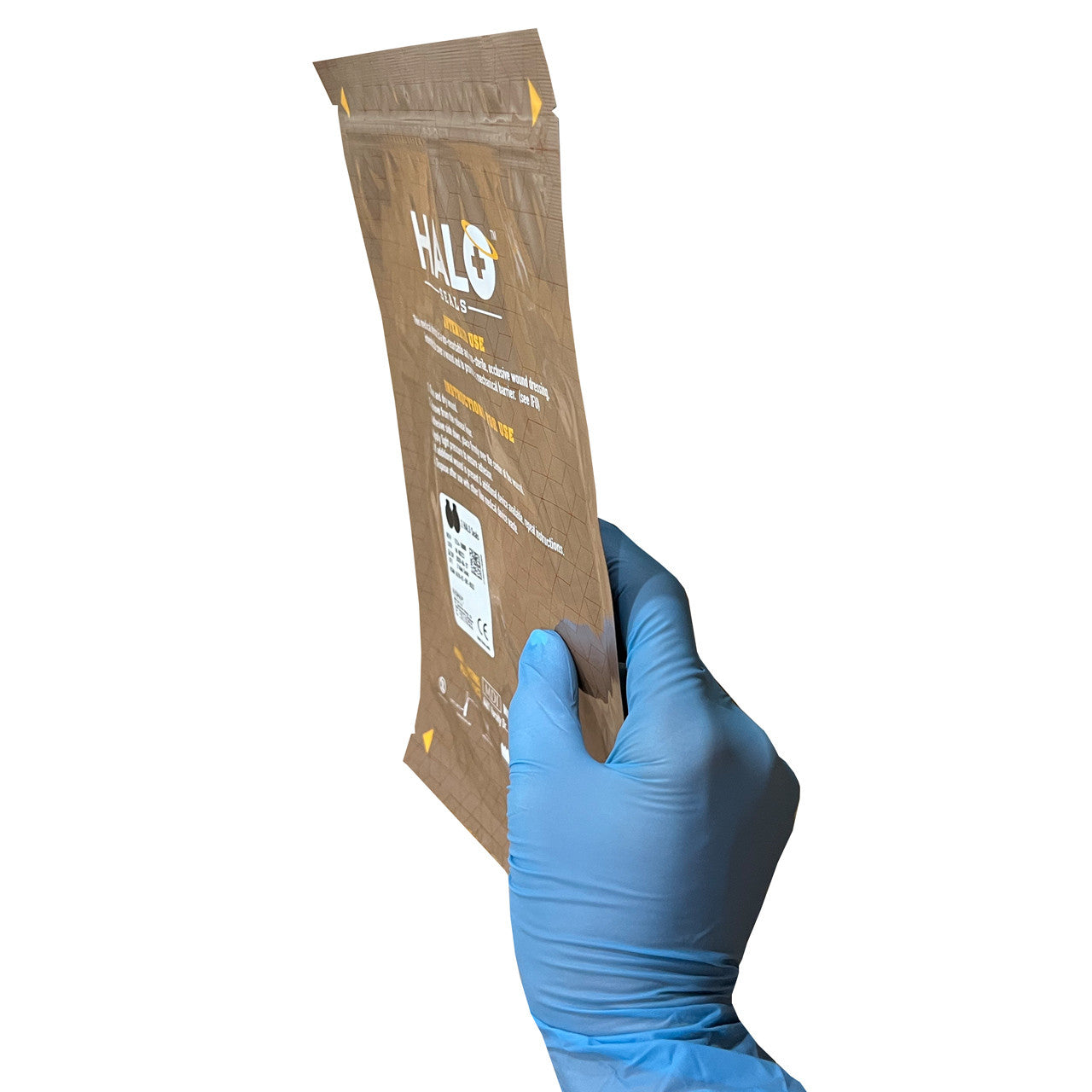Halo Chest Seal, in hand