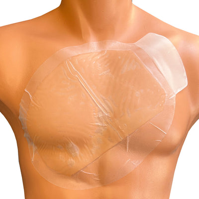 Halo XL Trauma Dressing, on training mannequin 