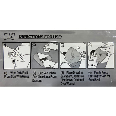 Hyfin Vented Chest Seal , Instructions