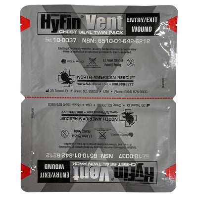 Hyfin Vented Chest Seal, Front Packaging