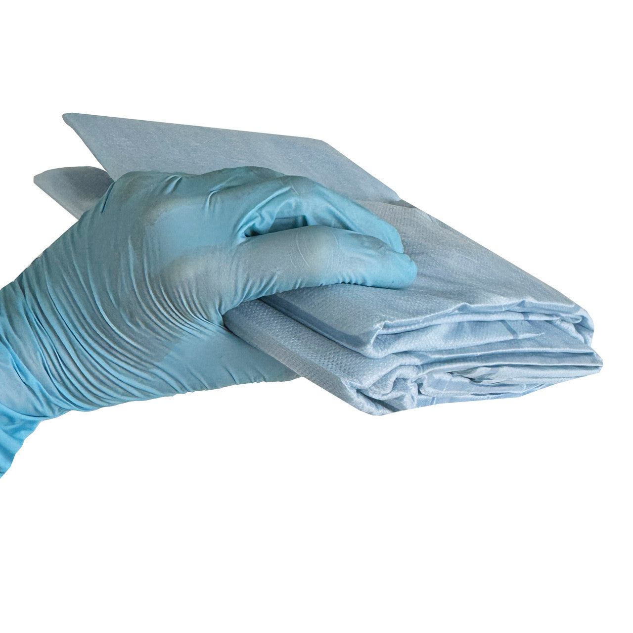 Ready-Heat II Torso Hypothermia Blanket, folded in hand 