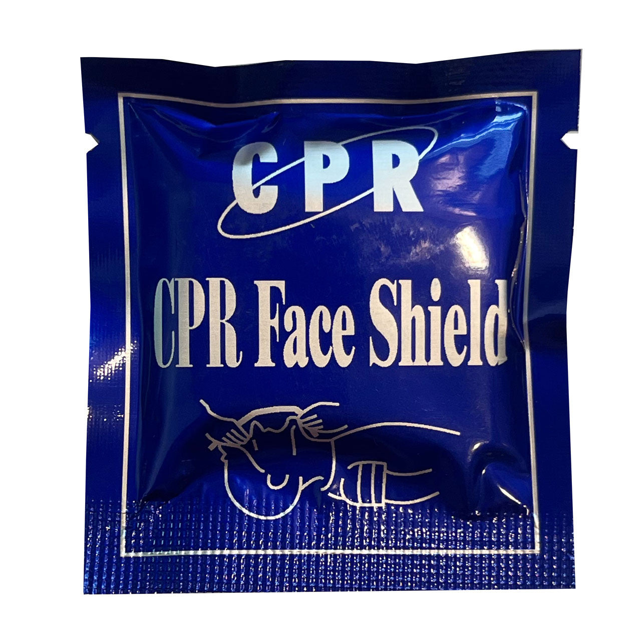 Adsafe CPR Face Shield, front of packaging