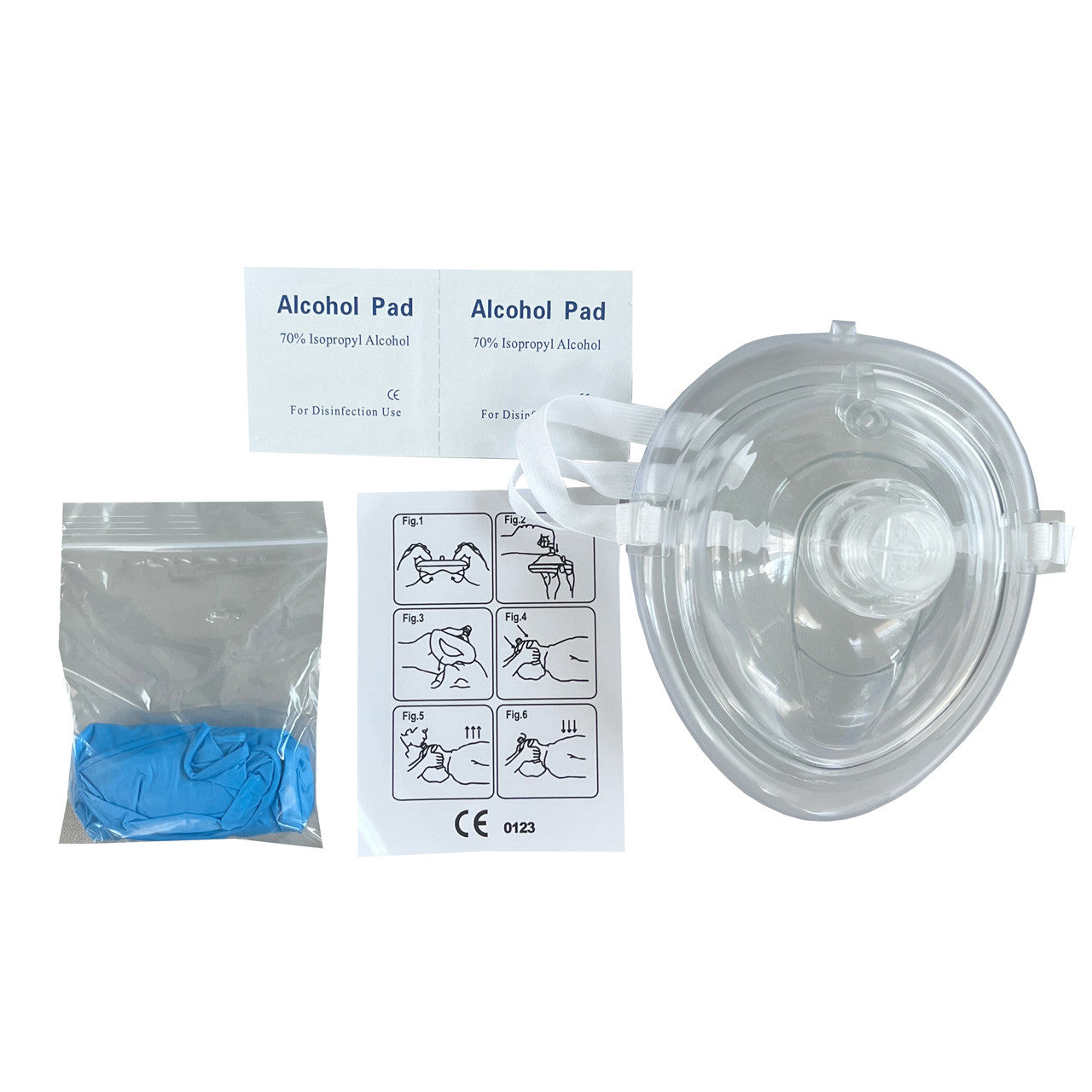 CPR Mask, components 