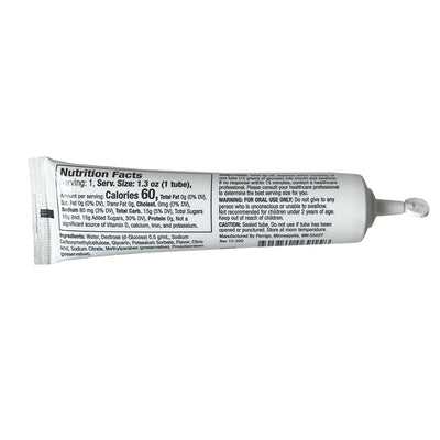 Glucose Gel, back of tube