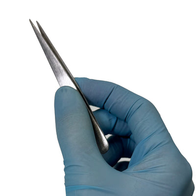 Thumb Handle Tweezers with Fine Point Tip