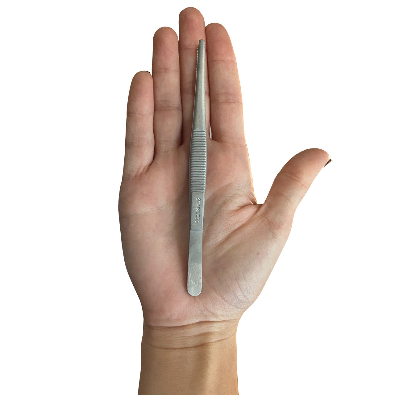Ango 5" Stainless Steel Thumb Forceps, Serrated