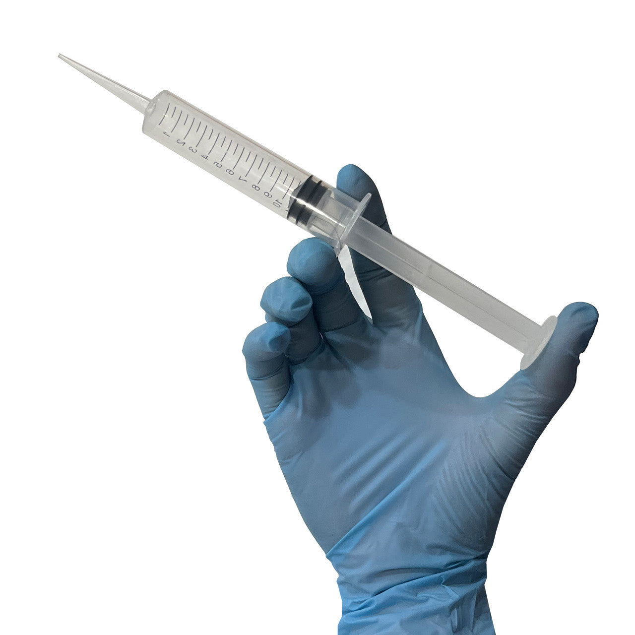 12cc Irrigation Syringe, in hand