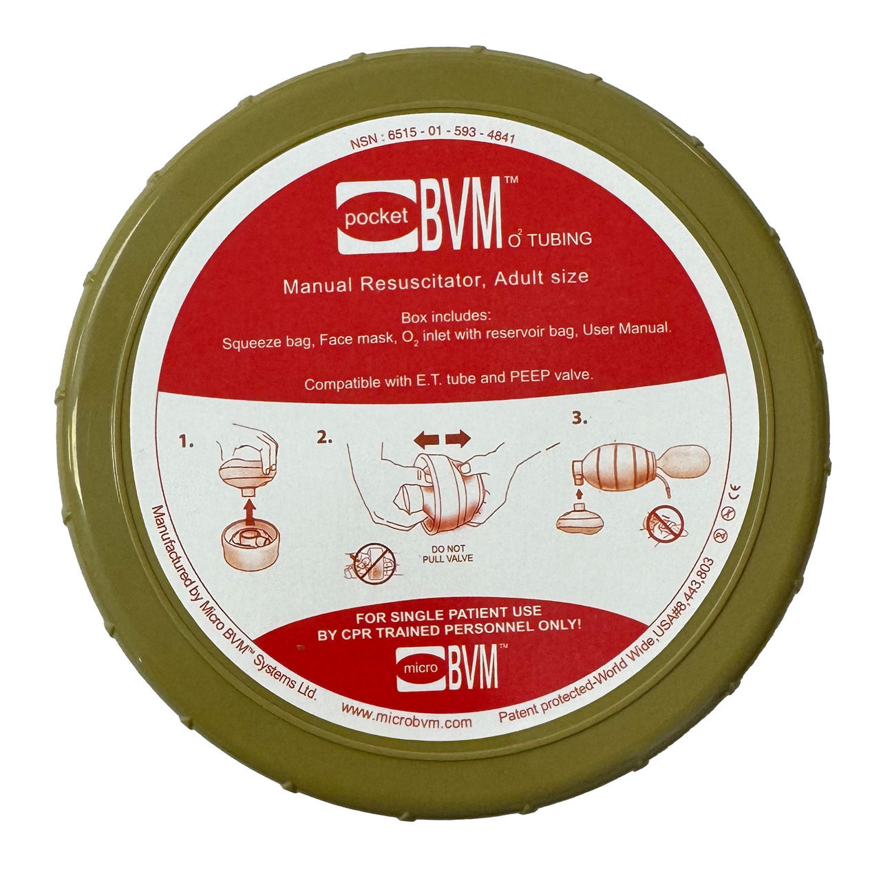 Pocket BVM w/ O2 tubing – Rescue Essentials