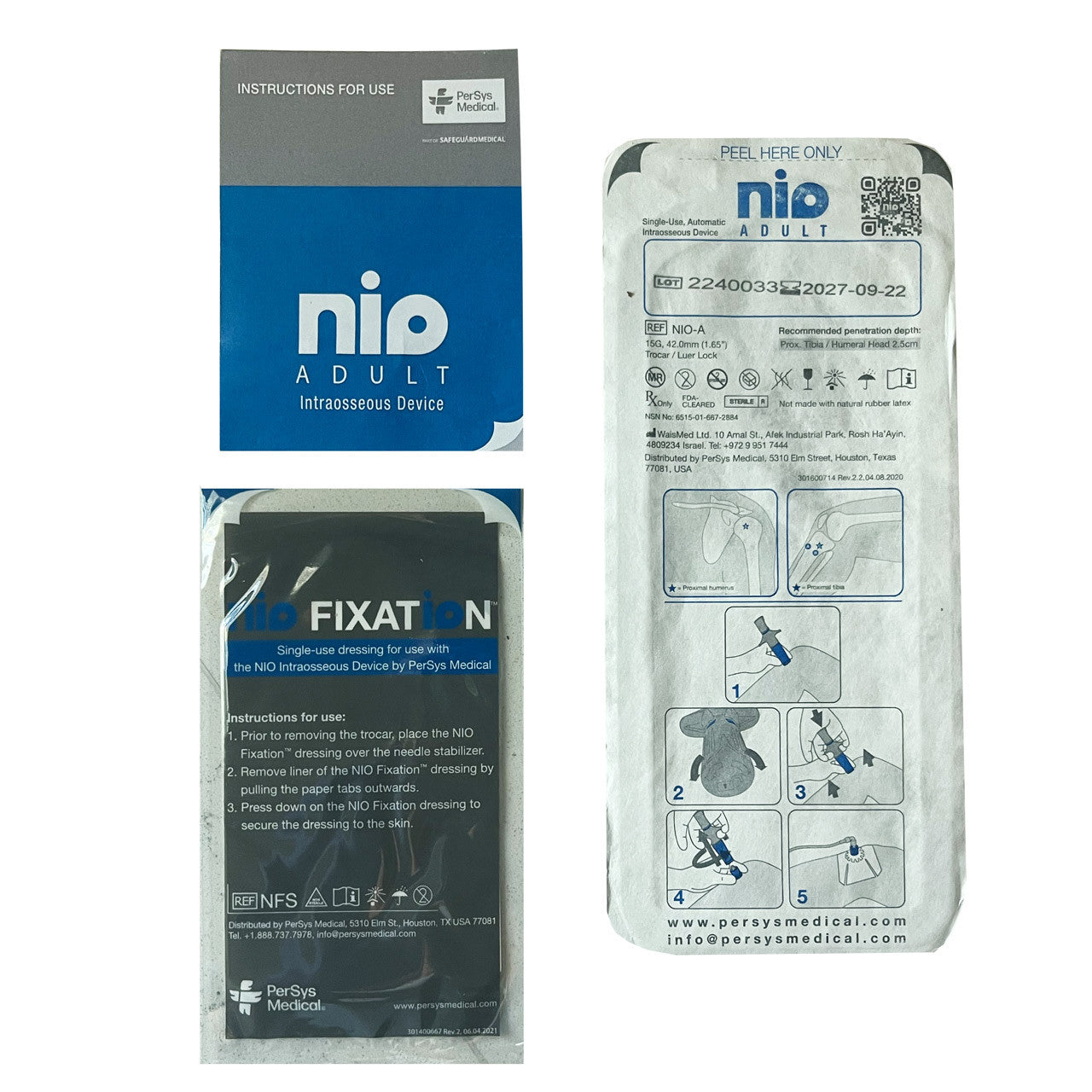 NIO Intraosseous Device in packaging 