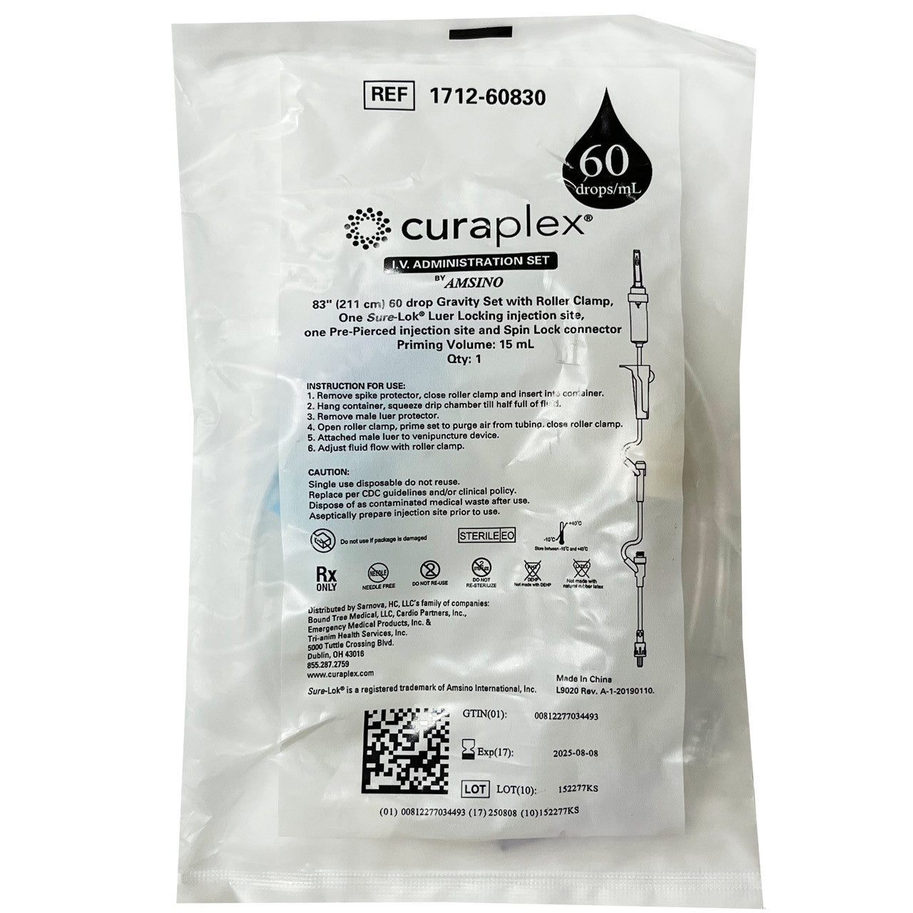 60 DPM Needleless IV Admin Set – Rescue Essentials
