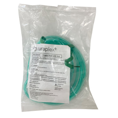 Partial Non-Rebreather Oxygen Mask, Pediatric packaged in bag