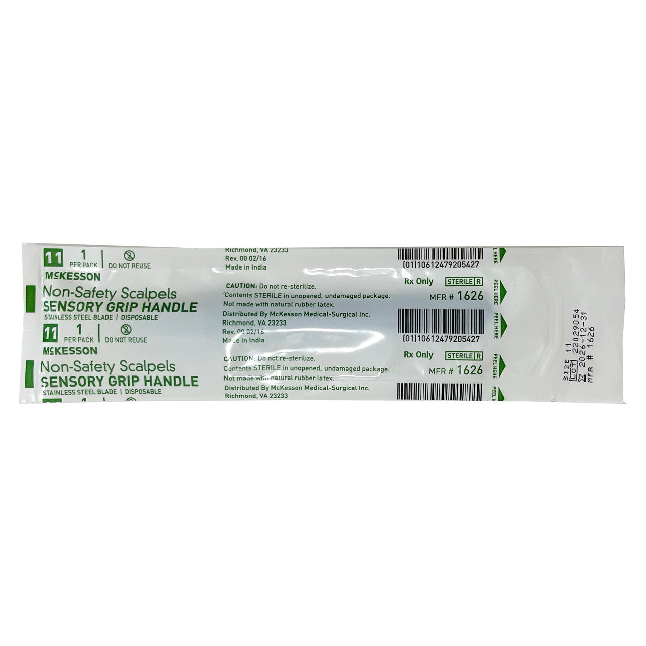 Scalpel, in packaging (front)