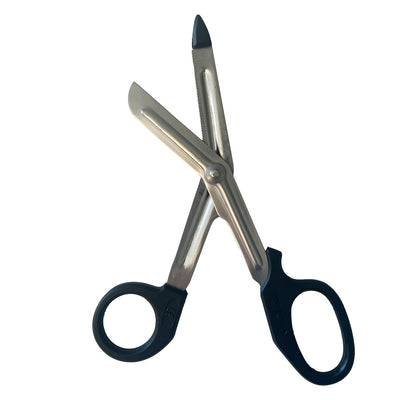 Black Stainless Steel 5.5" EMT Shears, open