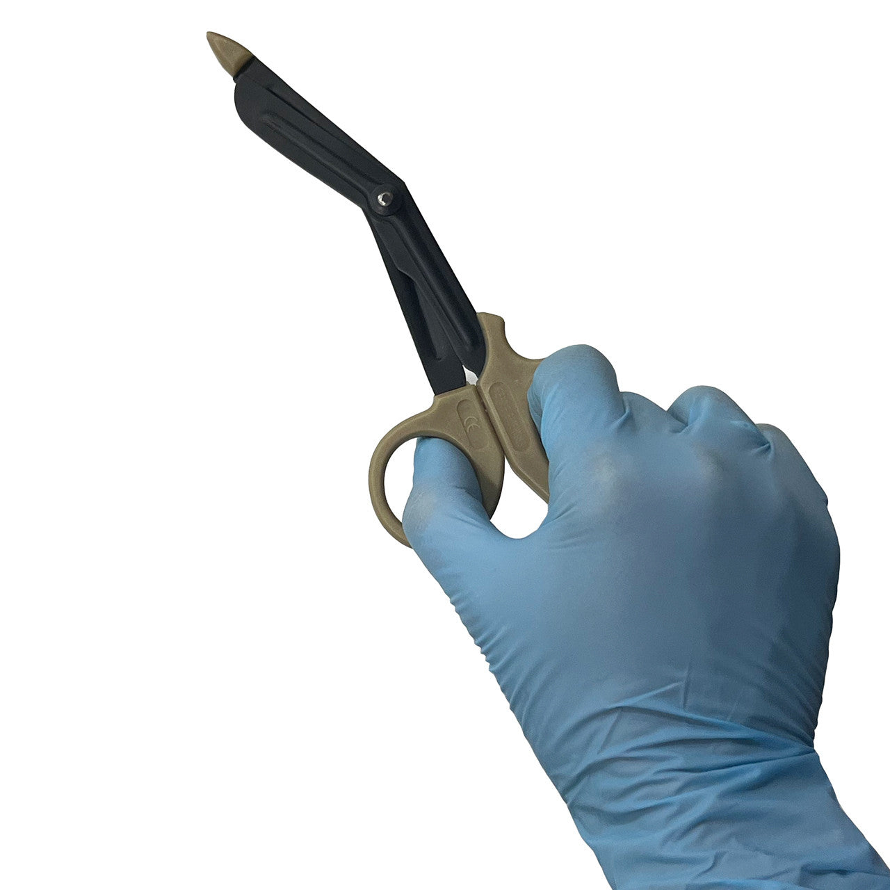 EMT Shears, tan (in hand)