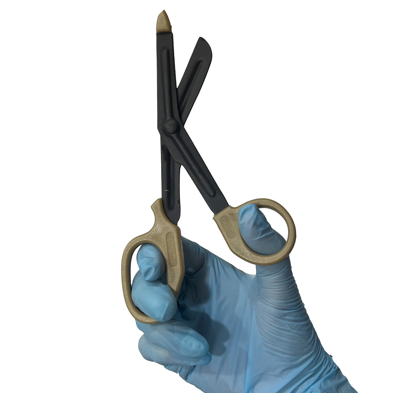 EMT Shears, tan (in hand)