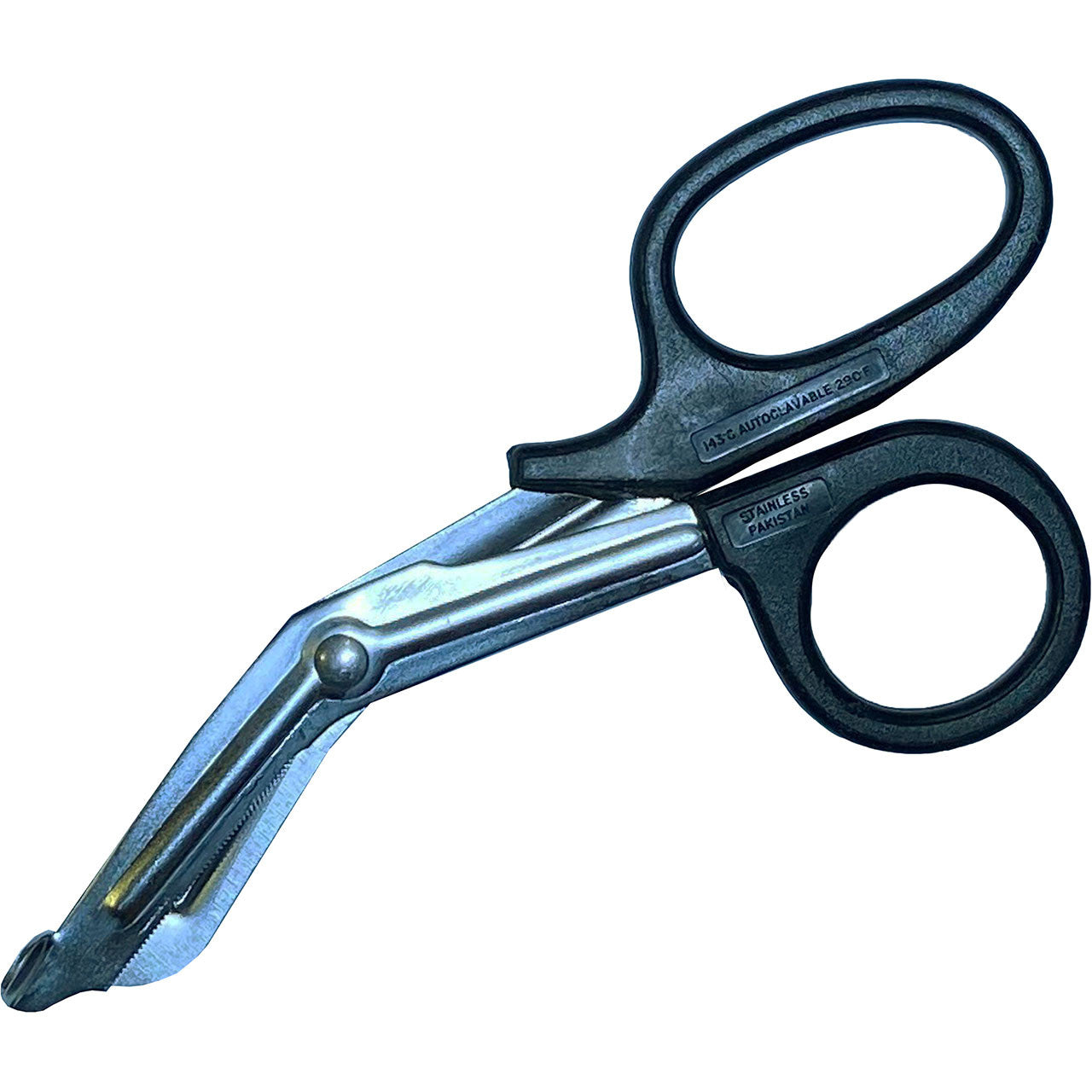 Left Handed 7.5" EMT Shears, Black - Angled