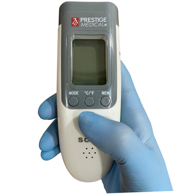 IR Non-Contact Thermometer in hand