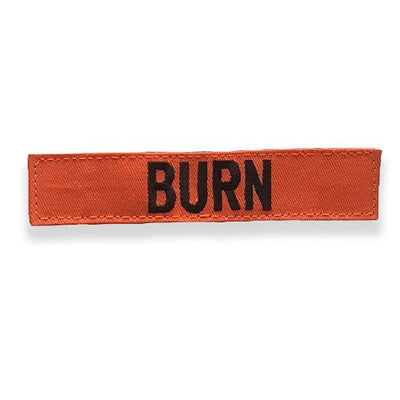 "Burn" Name Tape