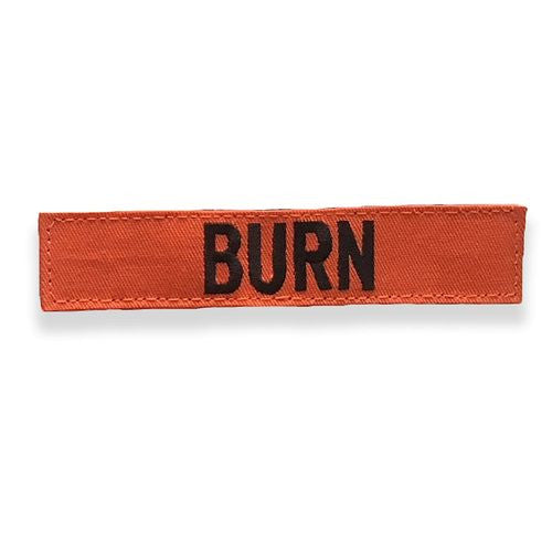 "Burn" Name Tape