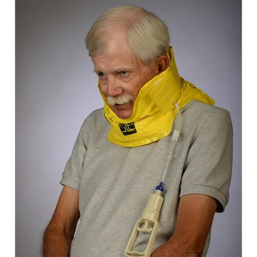 SIP Quik Vacuum C-Collar on elderly man