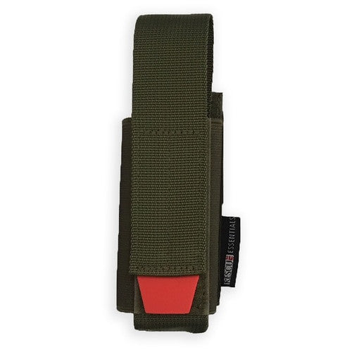 Universal Tourniquet Holder in OD green with red tab