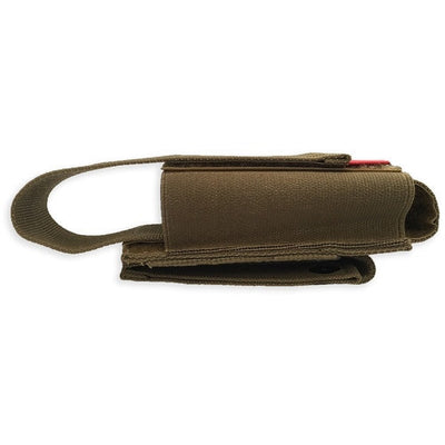 Universal Tourniquet Holder in coyote color side view