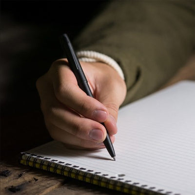 All Weather Pen, in use