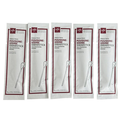 Povidone Iodine Swab Sticks, 5 pack