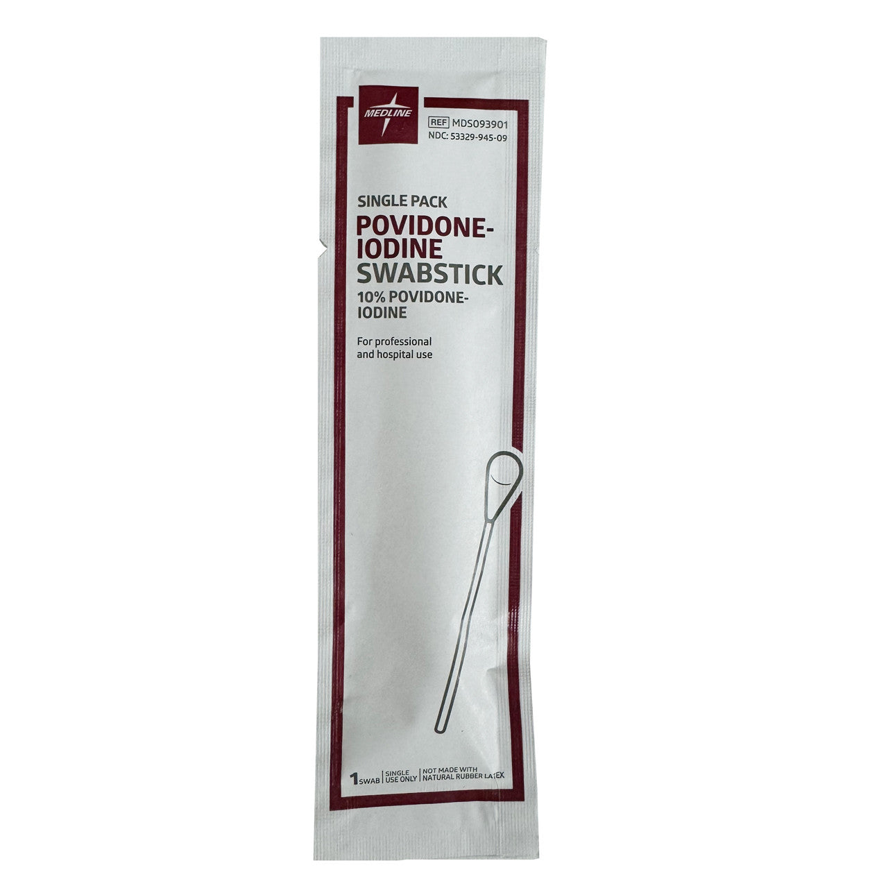 Povidone Iodine Swab Sticks, front
