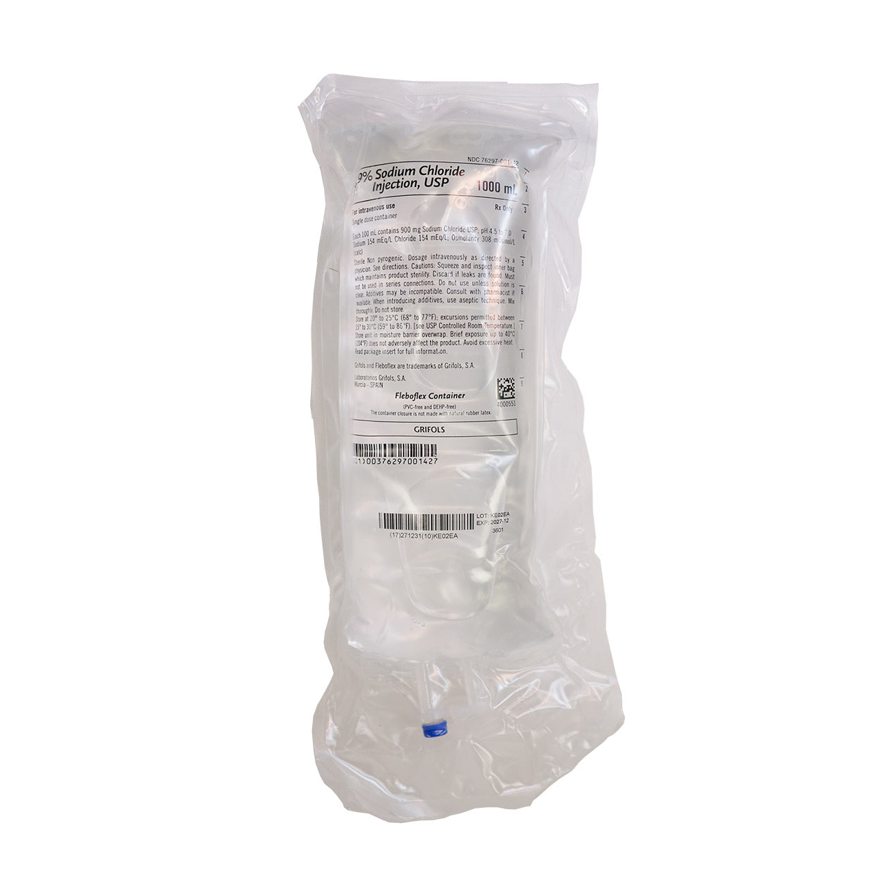 Sodium Chloride 0.9% 1000mL Bag