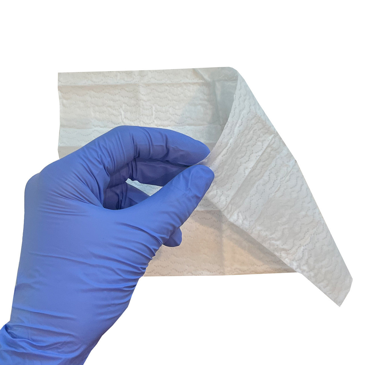 BugX® Towelette, wipe in hand
