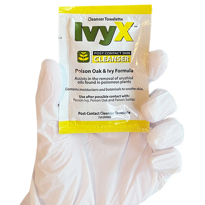 Cleanser Towelette, pack in hand
