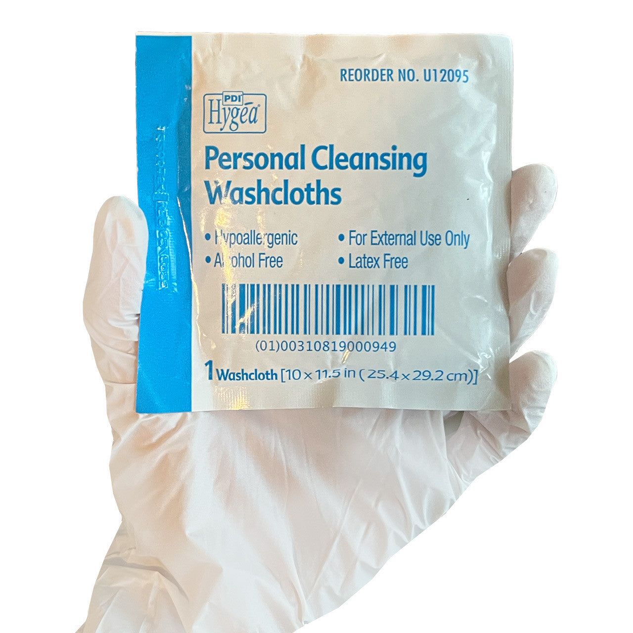 Hygea® Multi-Purpose Washcloths, front in hand