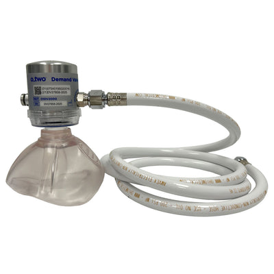 Demand Valve Resuscitator with 6 ft Supply Hose & Universal Face Mask