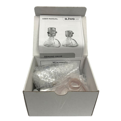 Demand Valve Resuscitator with 6 ft Supply Hose & Universal Face Mask