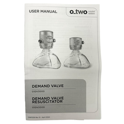 Demand Valve Resuscitator with 6 ft Supply Hose & Universal Face Mask