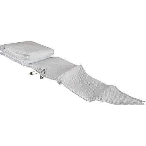 Triangular Bandage, unrolled with pins