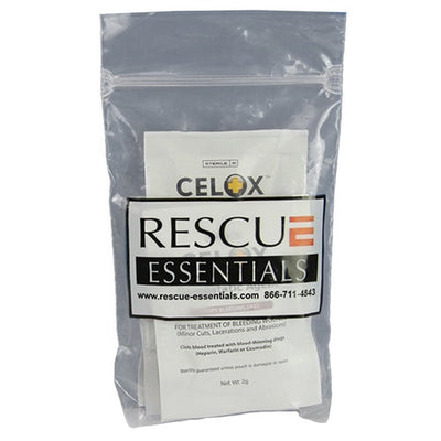 Celox 2 Gram - Package of 5 inside zip lock pouch