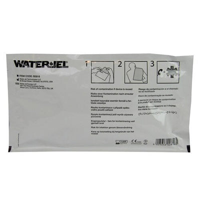8" x 18" Burn Dressing, back of packaging
