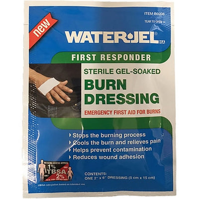 Burn Dressing, front of packaging