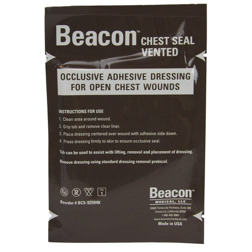 Beacon Pocket Vented Chest Seal, packaged