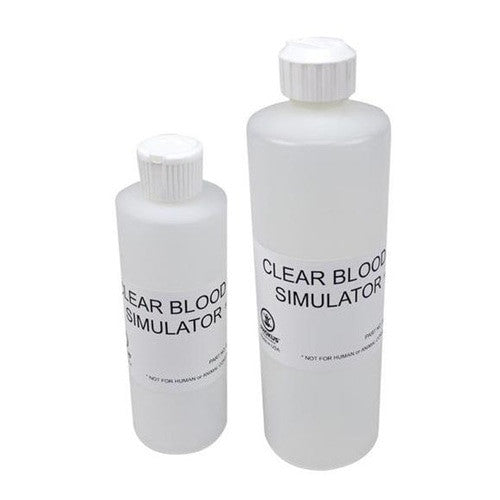 Clear Blood Simulant, bottles 