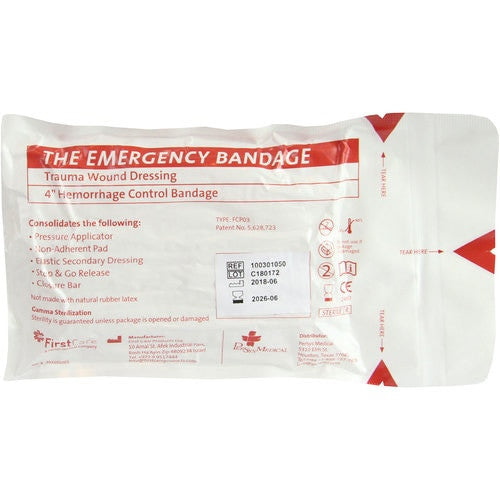 Israeli Emergency Bandage, front of packaging